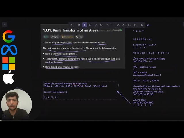 1331. Rank Transform Of An Array | Leetcode - C++