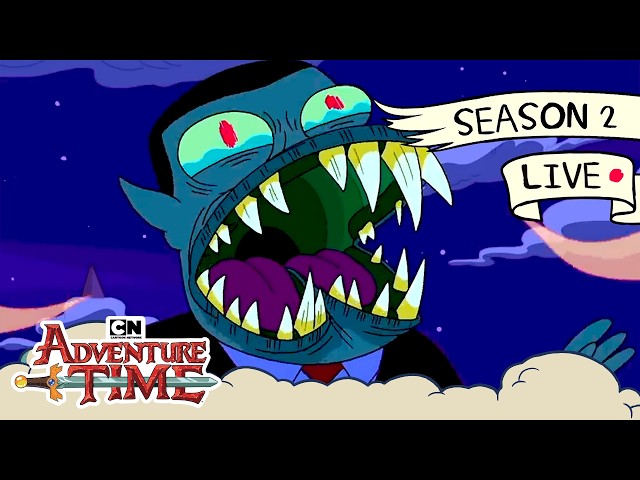 Marceline’s Dad Goes Nuts | Season 2: Best Bits Ever | LIVE 🔴| Adventure Time | Cartoon Network