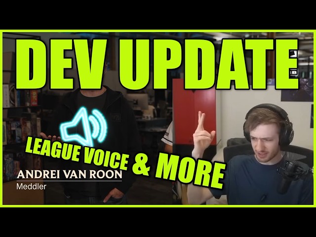 Nemesis reacts to the DEV UPDATE! League Voice & MORE!