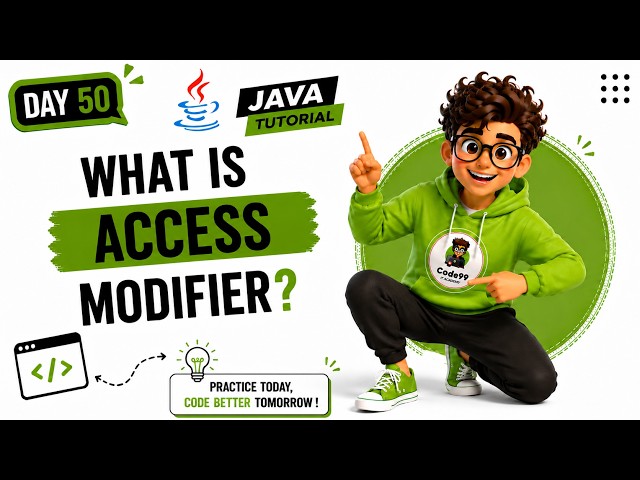 Access Modifiers in Java Explained in Tamil | Public Private Protected Default | Day 50