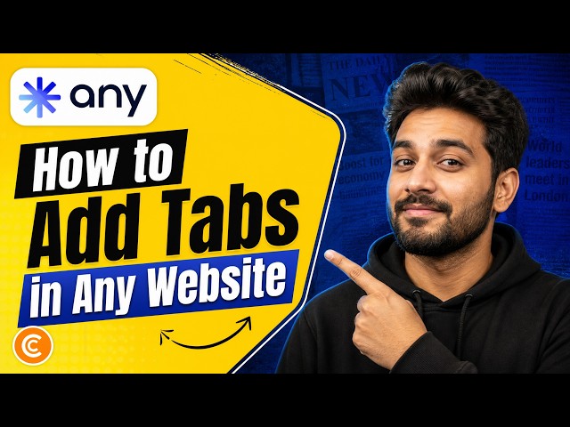 How to Add Tabs in Any Website