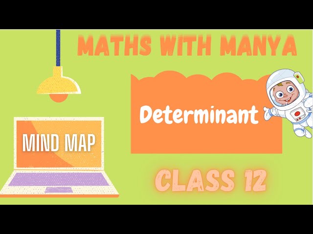 MIND MAP | DETERMINANT | CLASS 12 #class12 #determinants #boards