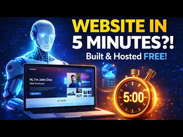 How to Make and Host a Website Using AI (Only 5 Minutes)