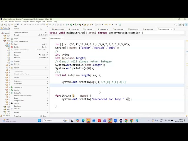 ForEach Loop in Java || String in Java #foreach #strings