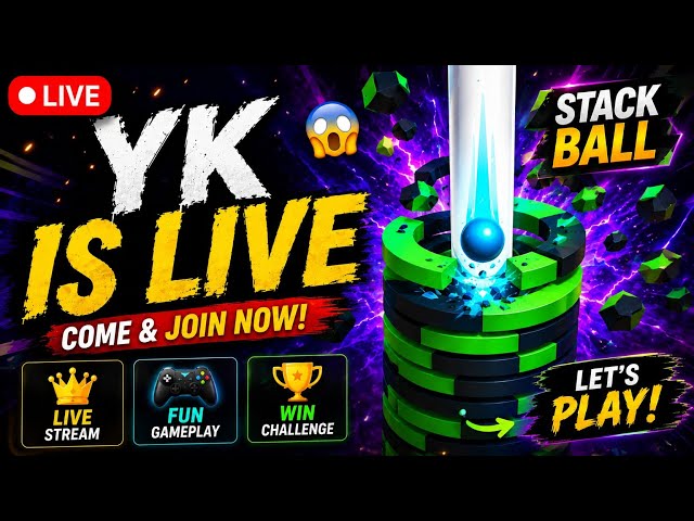 🔴 Stack Ball Live 🔥😱