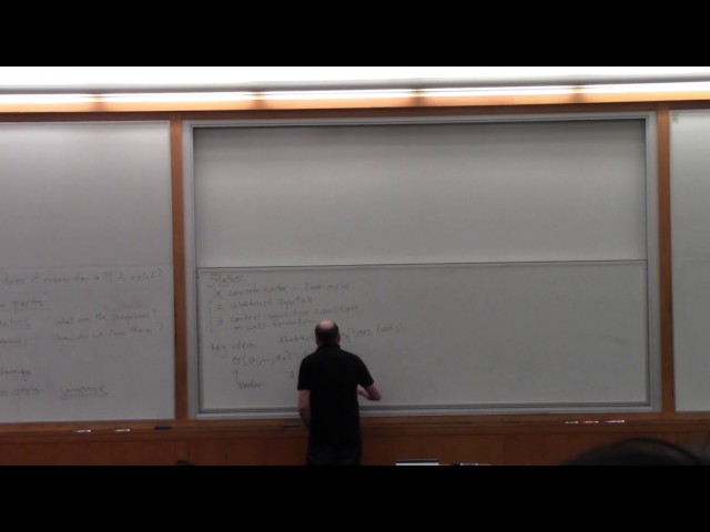 Programming Languages Background 1 - Robert Harper - OPLSS 2017