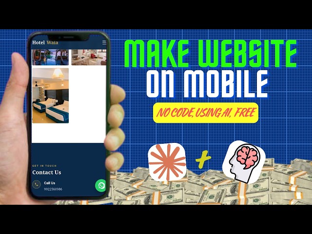 Make Any Website on Mobile for Free | No Coding + AI in 10 Minutes