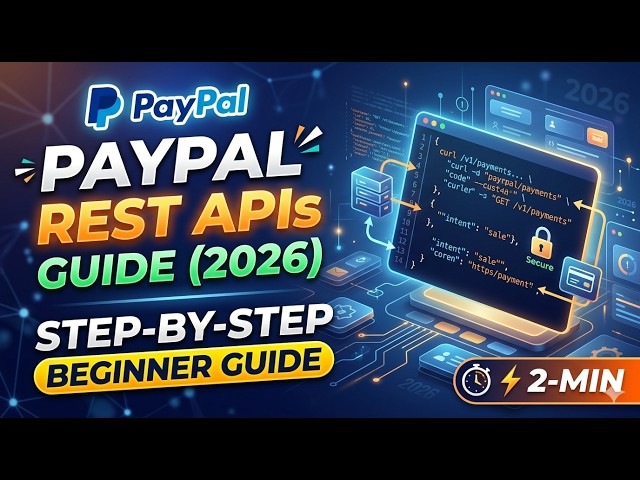 PayPal REST APIs Guide 2026 Step by Step Beginner Guide 2 Min