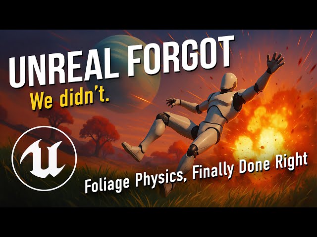 The Interactive Foliage Physics Plugin Unreal Should've Built (UE5)