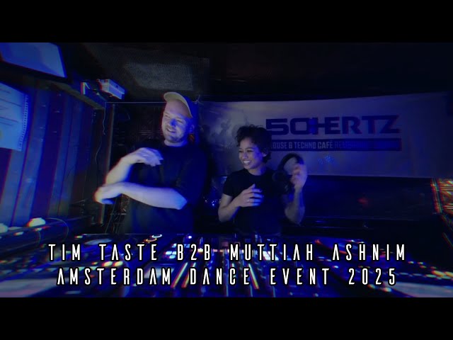 Minimal Techno Mix 2025 | Muttiah Ashnim B2B TiM TASTE @ Amsterdam Dance Event - 26.10.2025