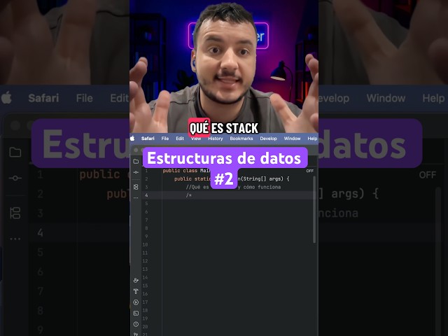 ¿Qué es un STACK y cómo funciona en Java? #java #programacion #stack #dev #datastructures