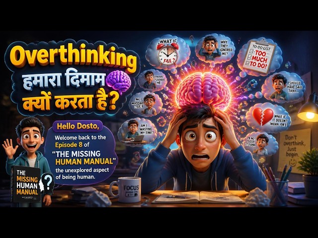 THE MISSING HUMAN MANUAL EP 08 | How to tackle Overthinking | Problem-solving |