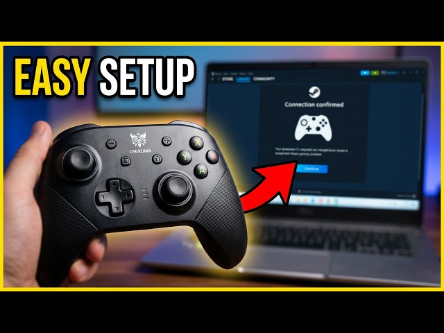 How To Connect ONIKUMA C1 Controller To Steam