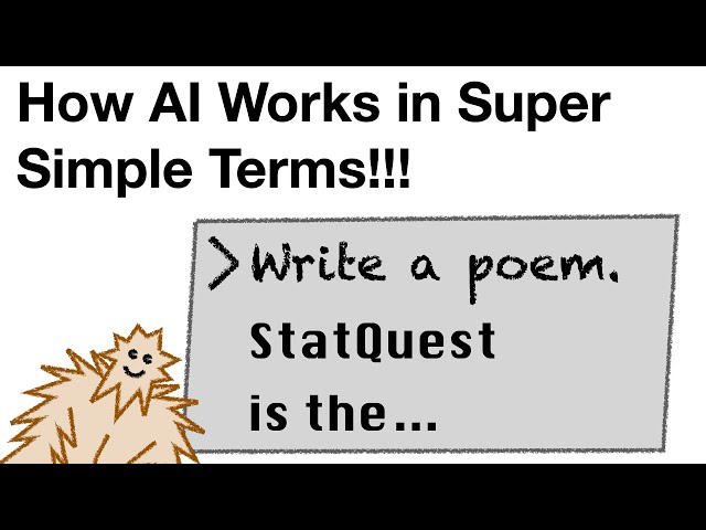 How AI works in Super Simple Terms!!!