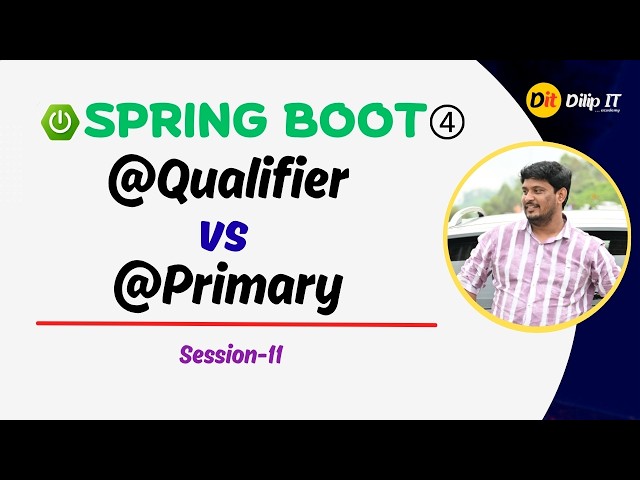Multiple Beans Problem, @Qualifier vs @Primary Annotation Explained | Spring Boot 4 Full Course #11