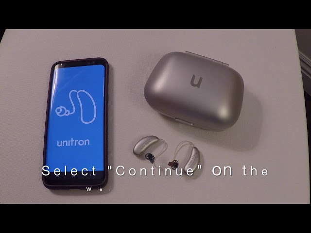 Pairing Unitron hearing aids with Android
