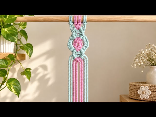 Beautiful Macrame Knots Design | Easy & Elegant Pattern for Beginners 💕💝