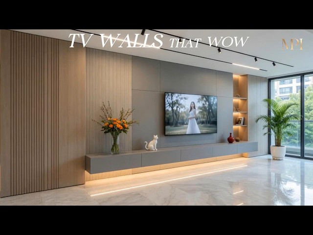 50 Modern TV Wall Ideas for Stunning Luxury Living Rooms