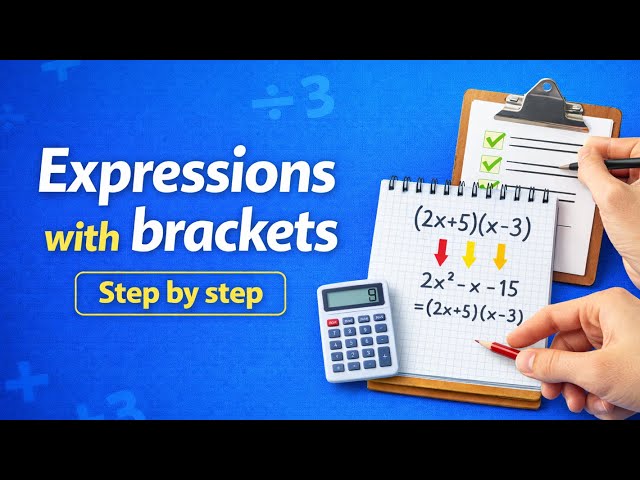 Expressions with Brackets | Step by Step Maths Tutorial