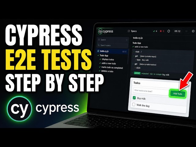 How to setup Cypress end-to-end tests for web apps - Step By Step