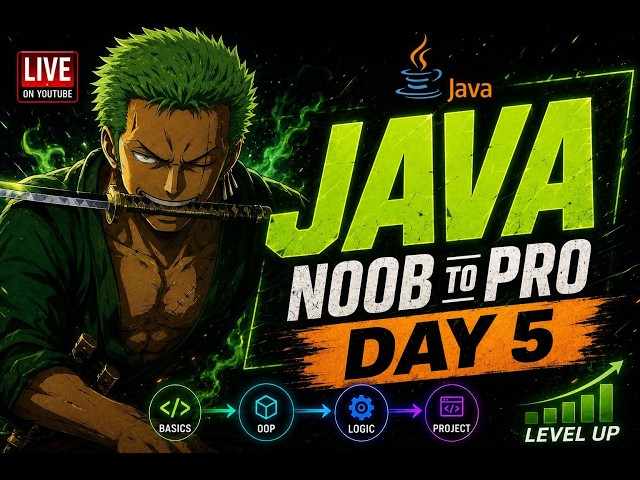 🚀 Java Noob to Pro | Day 5 - OOP Concepts Live 💻