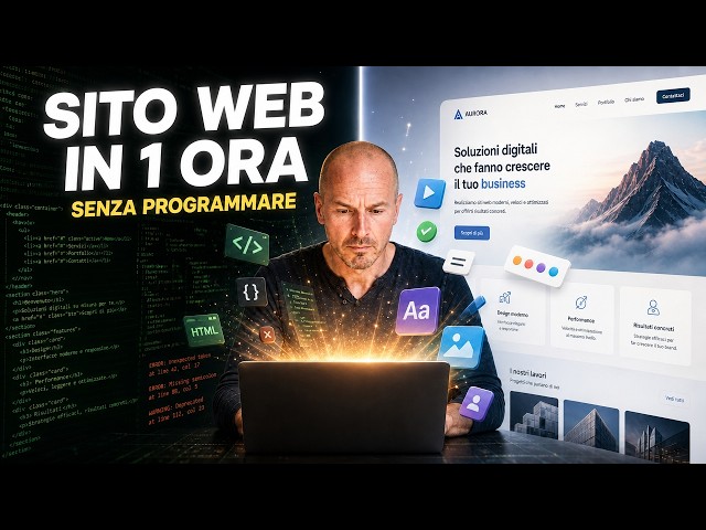Sito web in un'ora senza essere un programmatore