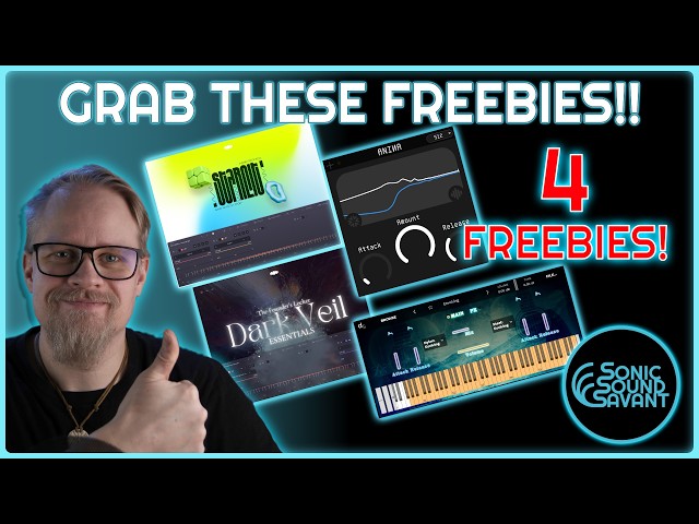 Four nice freebies and the best deals for music production!!