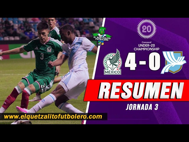 A HUGE WIN/ Mexico 4 vs Guatemala 0 / CONCACAF U-20 World Cup Qualifiers HIGHLIGHTS