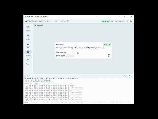 NFCTEC NTAG424 DNA Tool — EV2 Authentication, SDM Setup & CMAC Verification for Developers