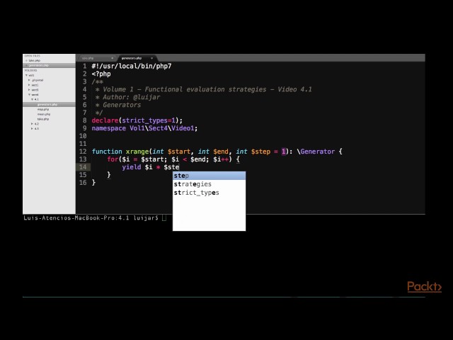 PHP 7 Functional Programming : Lazy versus Eager Evaluation | packtpub.com