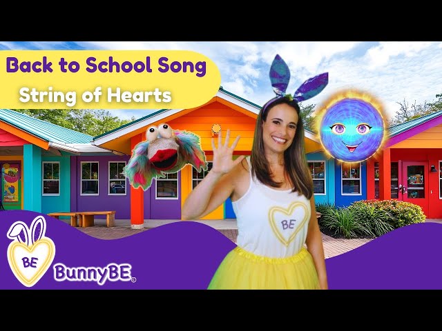 String of Hearts 💕 | BunnyBE Song for Preschool & Kindergarten Separation + School Transition