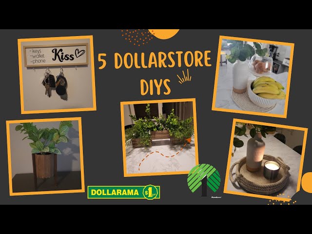 5 Dollar Store DIY's High End Looking Decor on a Budget, Dollarama, Dollartree