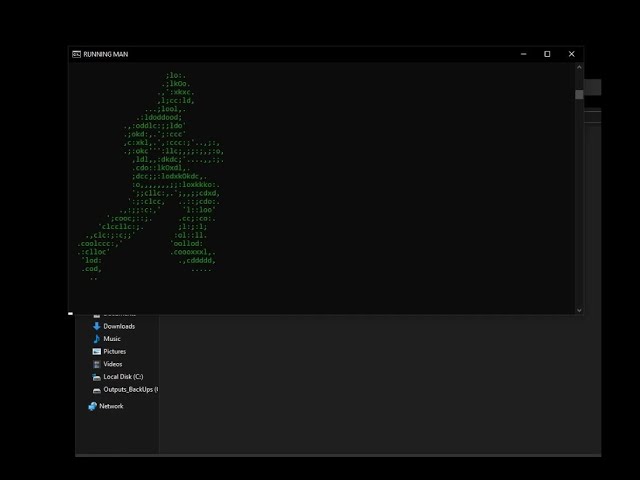 BATCH FILE TRIX #2  | Running Man NO CUT | (Using Notepad)
