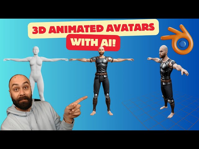 Create Your Own 3D Avatar with AI & Blender | Easy Tutorial for Beginners