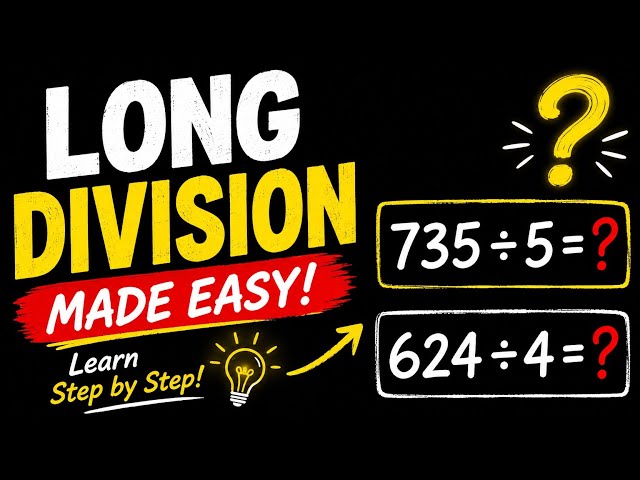 How to Do Long Division Step by Step Easily #LongDivision #DivisionMath #MathHelp