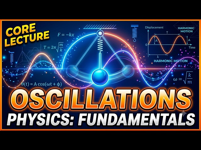 Fundamentals of Oscillations | Physics Class 11 / JEE / NEET (Full Lecture)