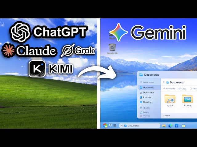 5 AIs WORK TOGETHER to Build An Operating System From Scratch