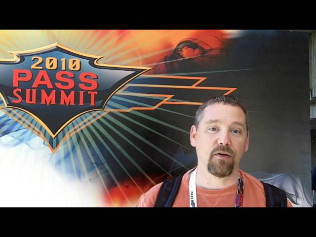 Eric Prately talking about SQLPASS