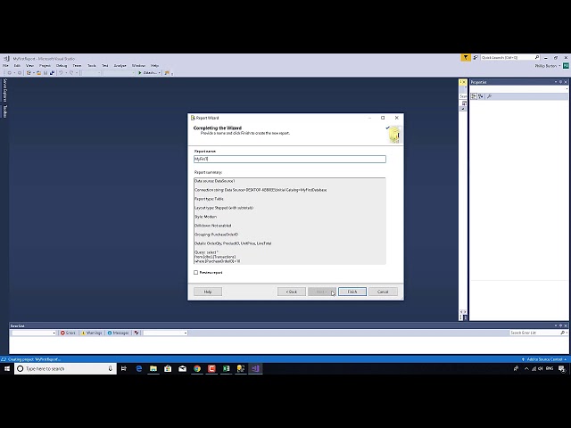 Introduction to Microsoft SQL (T-SQL) 13 - SQL Server Reporting Services (SSRS)
