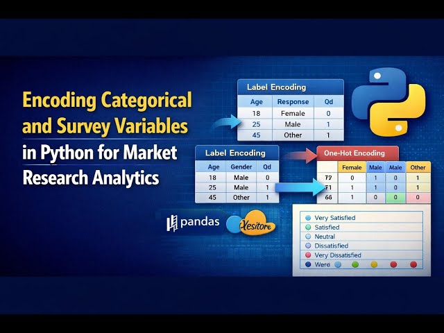 Encoding Categorical and Survey Variables in Python for Market Research Analytics