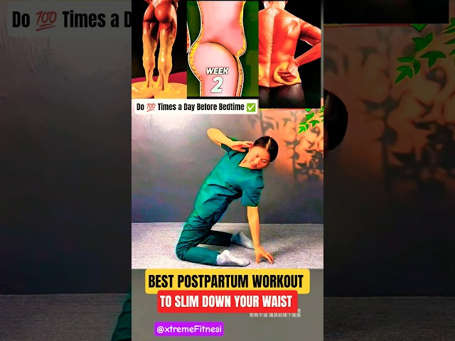 One move to get back your pre-pregnancy body #postpartumrecovery #weightloss #shorts