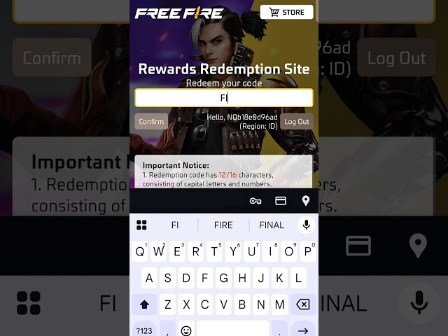 🔥Free fire today's  redemption code 2025