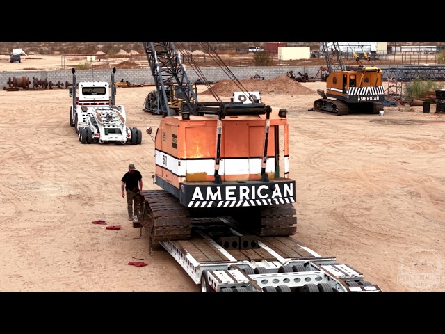 Transporte de la dragalina American 597 | Carl's Dragline Service