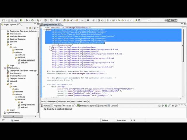 Java Spring  - MVC Music Store -7-Web - Servlet - Persistence.m4v