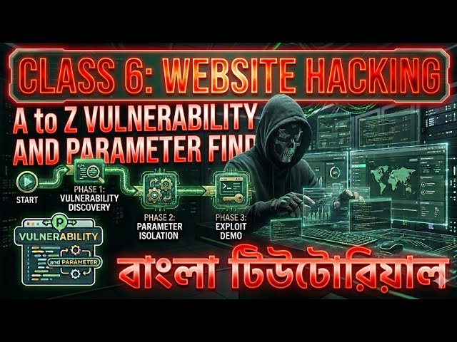 Website Vulnerability & Parameter Finding Tutorial (Bangla) | Ethical Hacking Full Guide 2026