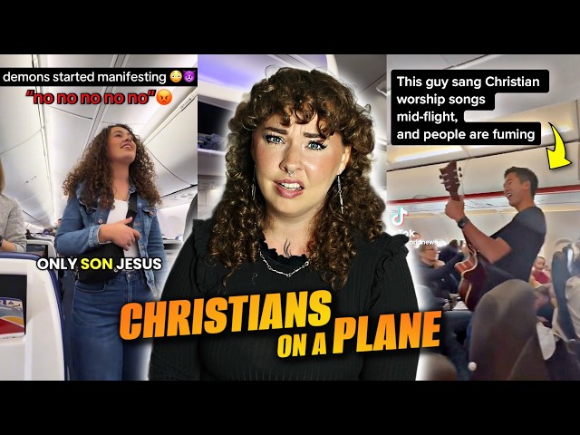 some christians have NO airplane etiquette.