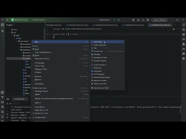 Java Inheritance Part 3 | Advanced Inheritance Concepts in Java | TechM Academy