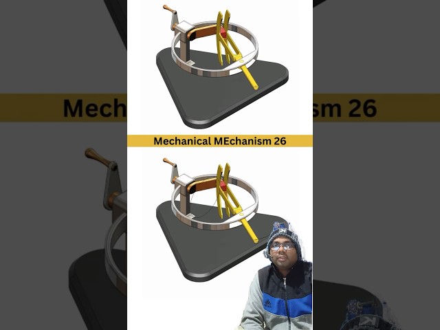 This Mechanism Converts Rotary Motion to Linear Motion 🤯 | Mechanical Engineering #machine