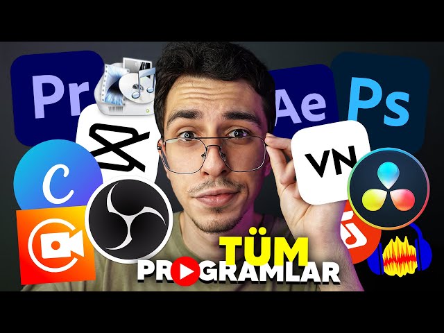 YOUTUBER İÇİN GEREKLİ TÜM PROGRAMLAR! - En İyi Youtuber Programları