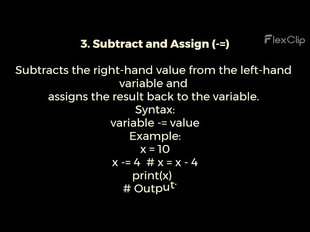 Assignment in python programming language